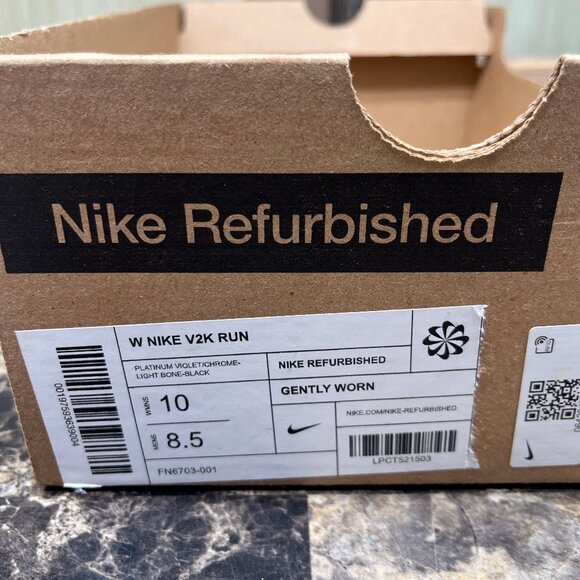 Nike V2K Run Platinum Violet (Women's) Size 10 FN6703-001 - Picture 9 of 9